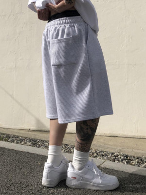 韓國🇰🇷春夏簡單搭配都好看的寬鬆條紋直筒休閒褲『韓國連線』