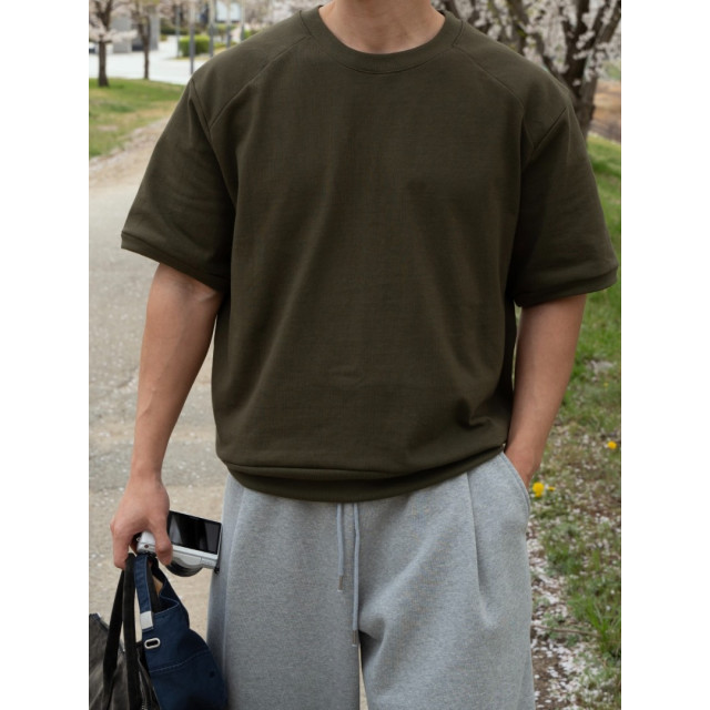 韓國🇰🇷4色落肩純棉寬鬆短袖『韓國連線』