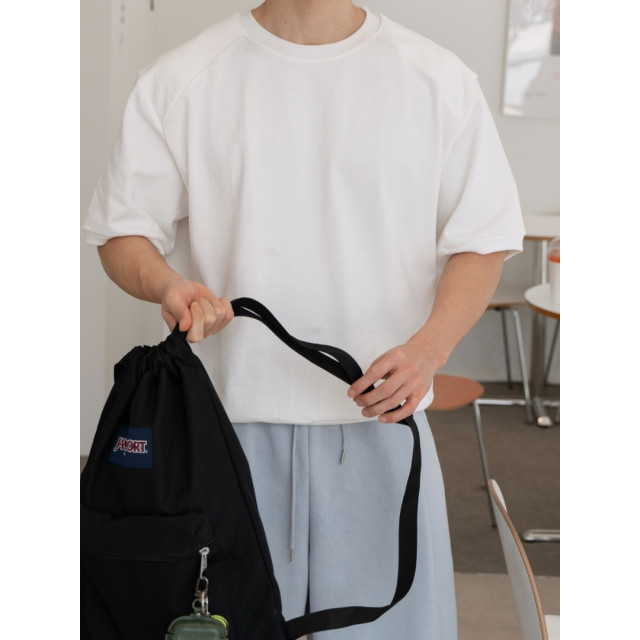 韓國🇰🇷4色落肩純棉寬鬆短袖『韓國連線』