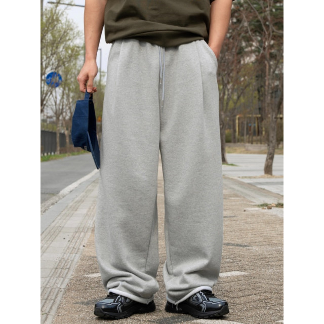 韓國🇰🇷寬鬆毛圈捲邊直筒休閒褲『韓國連線』