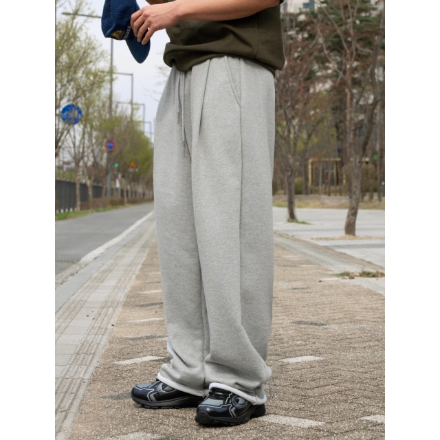 韓國🇰🇷寬鬆毛圈捲邊直筒休閒褲『韓國連線』