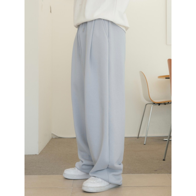 韓國🇰🇷寬鬆毛圈捲邊直筒休閒褲『韓國連線』