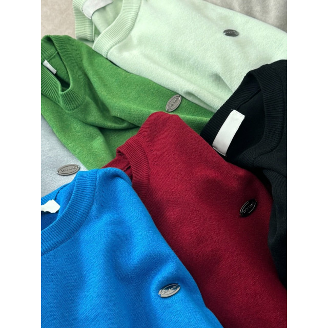 韓國🇰🇷6色基本款吊墜圓領針織短袖『韓國連線』