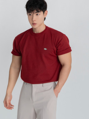 韓國🇰🇷6色基本款吊墜圓領針織短袖『韓國連線』