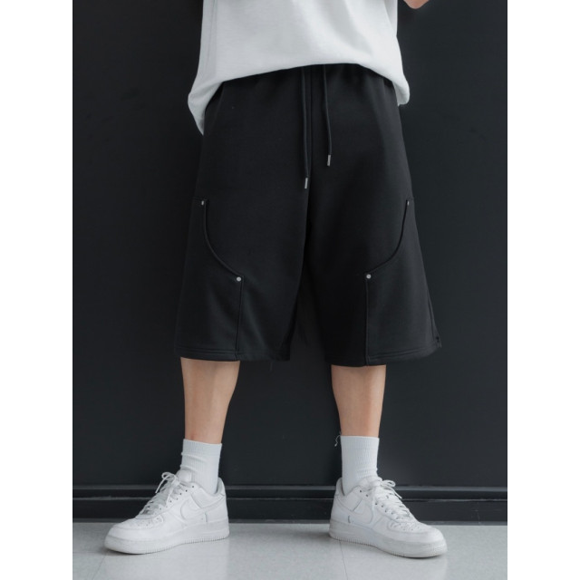 韓國🇰🇷寬鬆鉚釘休閒七分褲『韓國連線』