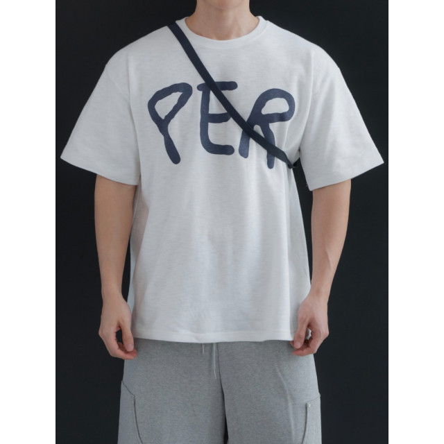 韓國🇰🇷overfit3色印花寬鬆短袖『韓國連線』