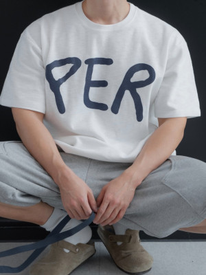 韓國🇰🇷overfit3色印花寬鬆短袖『韓國連線』