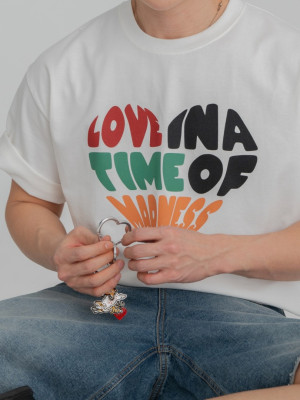 韓國🇰🇷lovetime印花寬鬆短袖『韓國連線』