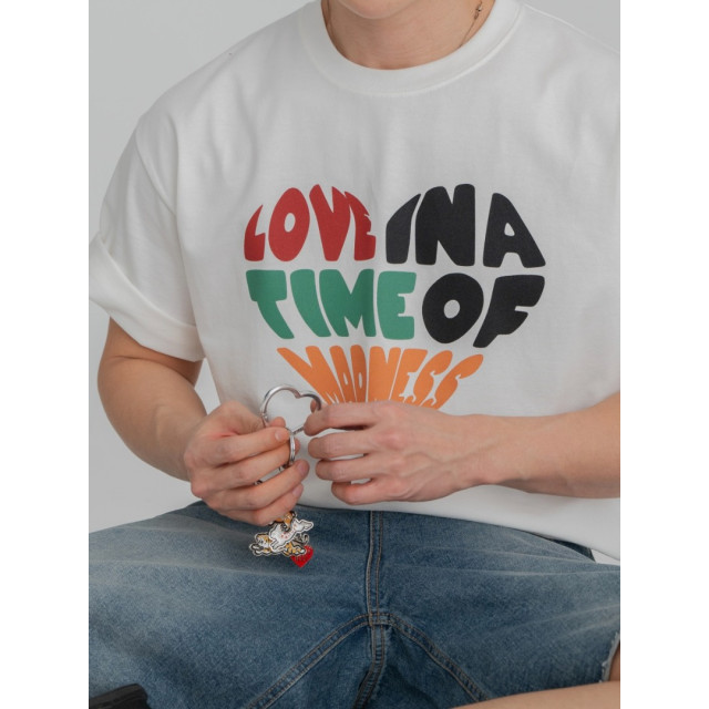 韓國🇰🇷lovetime印花寬鬆短袖『韓國連線』