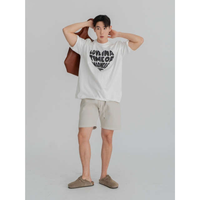 韓國🇰🇷lovetime印花寬鬆短袖『韓國連線』