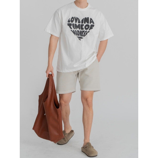 韓國🇰🇷lovetime印花寬鬆短袖『韓國連線』