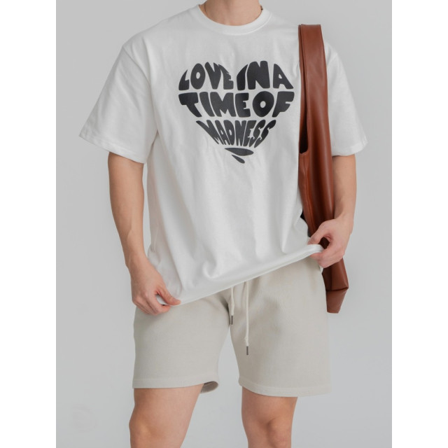 韓國🇰🇷lovetime印花寬鬆短袖『韓國連線』