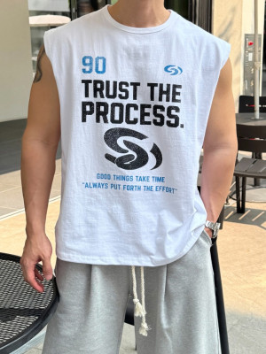 韓國🇰🇷輕薄街頭風印花無袖背心『韓國連線』