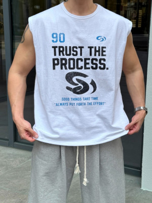 韓國🇰🇷輕薄街頭風印花無袖背心『韓國連線』