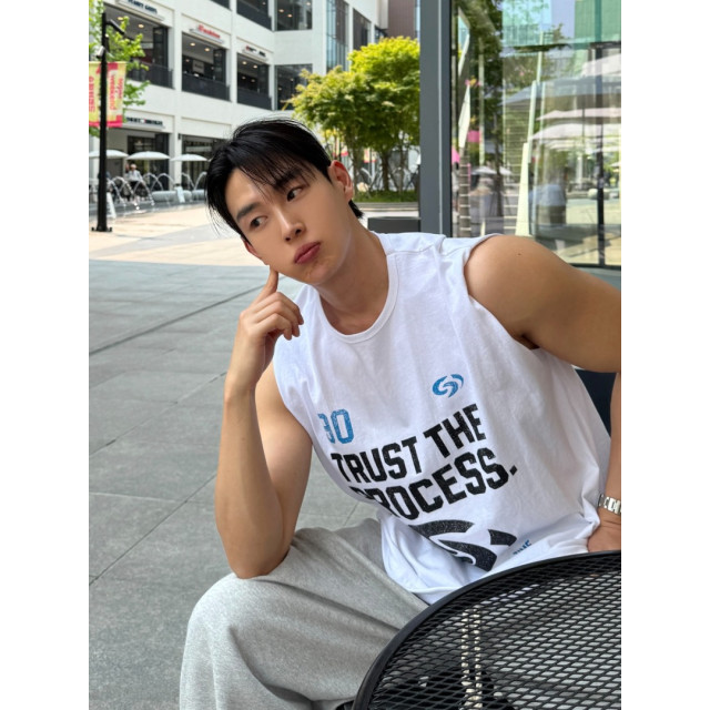 韓國🇰🇷輕薄街頭風印花無袖背心『韓國連線』