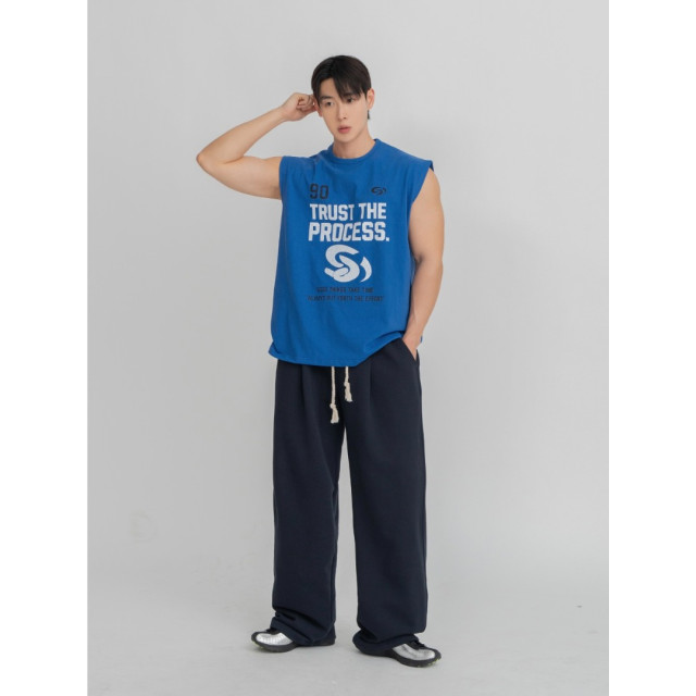 韓國🇰🇷輕薄街頭風印花無袖背心『韓國連線』