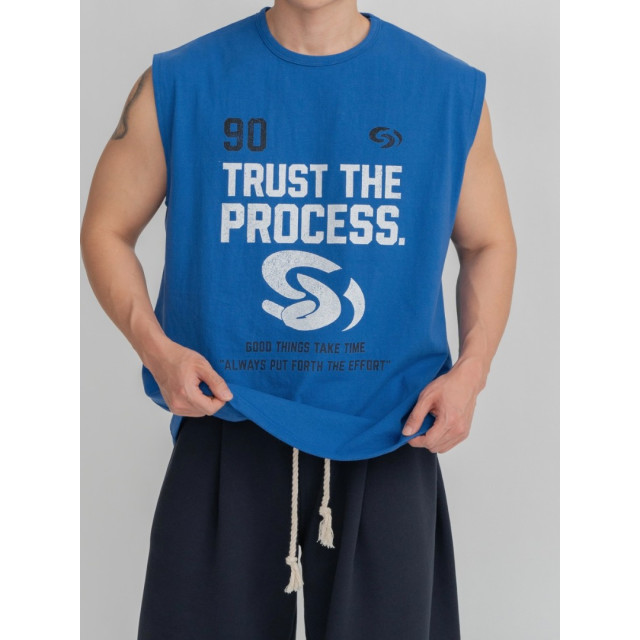 韓國🇰🇷輕薄街頭風印花無袖背心『韓國連線』