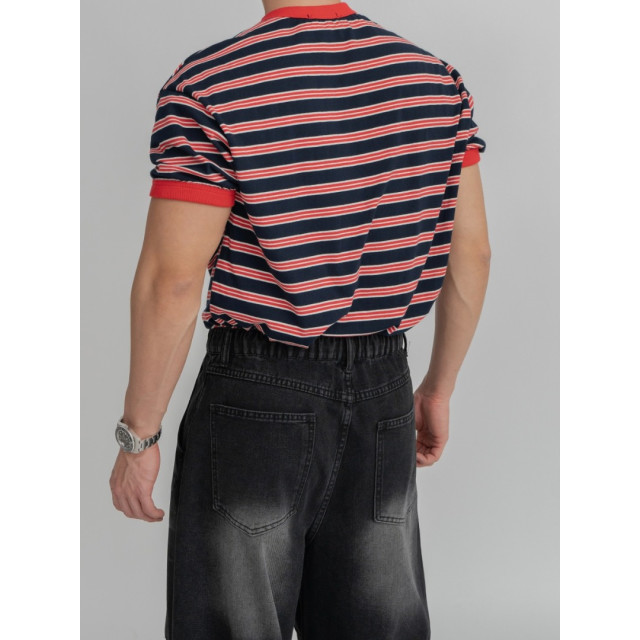 韓國🇰🇷多色條紋圓領短袖『韓國連線』