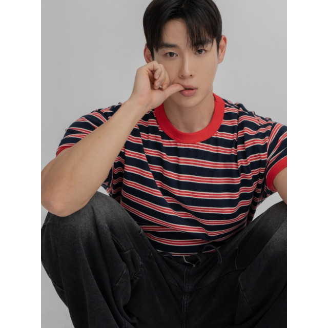 韓國🇰🇷多色條紋圓領短袖『韓國連線』