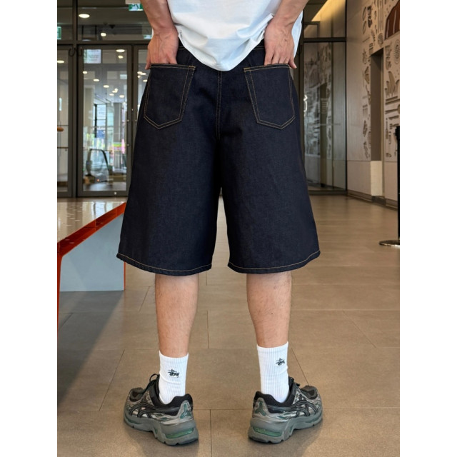 韓國🇰🇷重工過膝拼接線丹寧短褲『韓國連線』