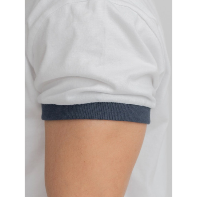 韓國🇰🇷圓領撞色印花合身短袖『韓國連線』