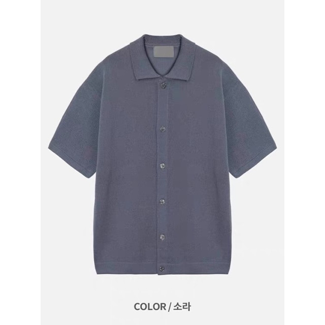 韓國🇰🇷4色亞麻混紡開襟針織襯衫『韓國連線』