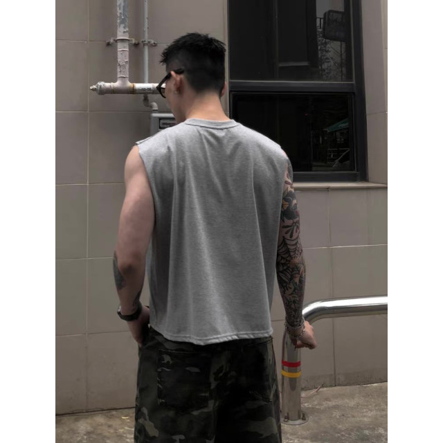 韓國🇰🇷4色削尖超短版無袖背心『韓國連線』