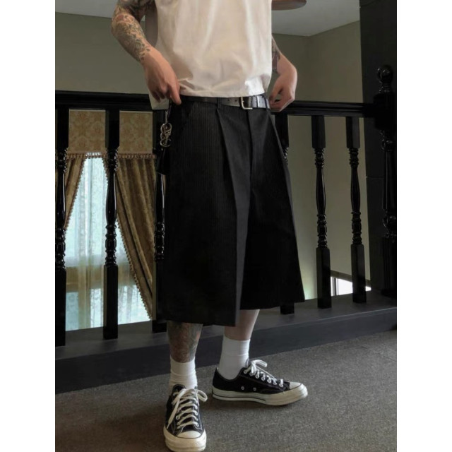 韓國🇰🇷直紋縫標丹寧短褲『韓國連線』