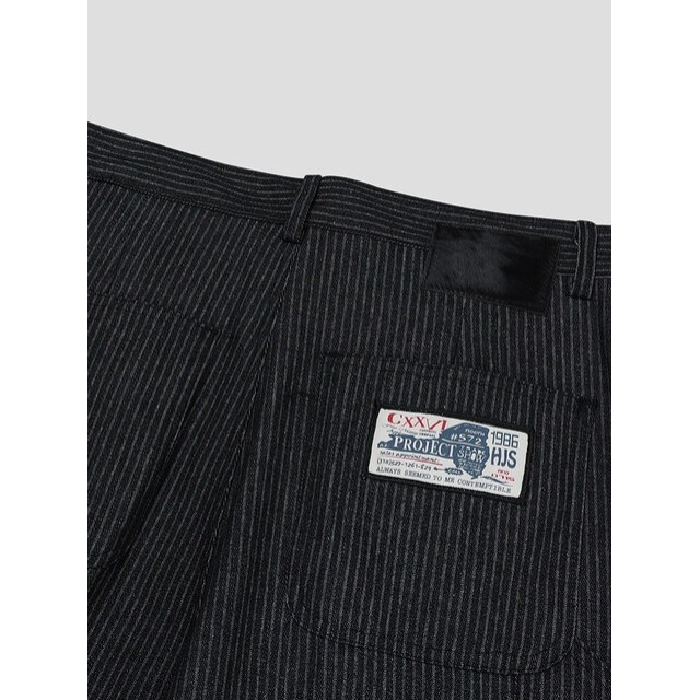 韓國🇰🇷直紋縫標丹寧短褲『韓國連線』