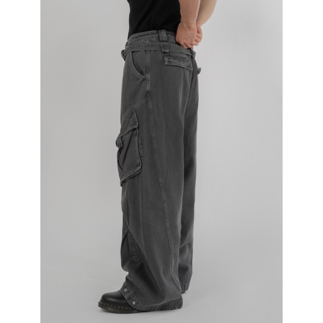 韓國🇰🇷寬鬆腰帶水洗工裝褲『韓國連線』