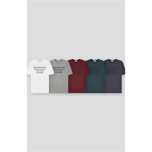 韓國🇰🇷薄款寬鬆字母印花短袖『韓國連線』