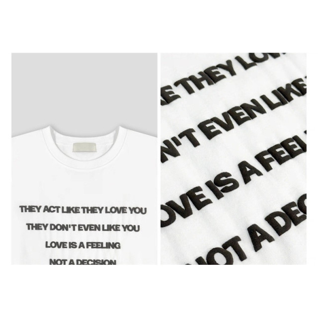 韓國🇰🇷薄款寬鬆字母印花短袖『韓國連線』