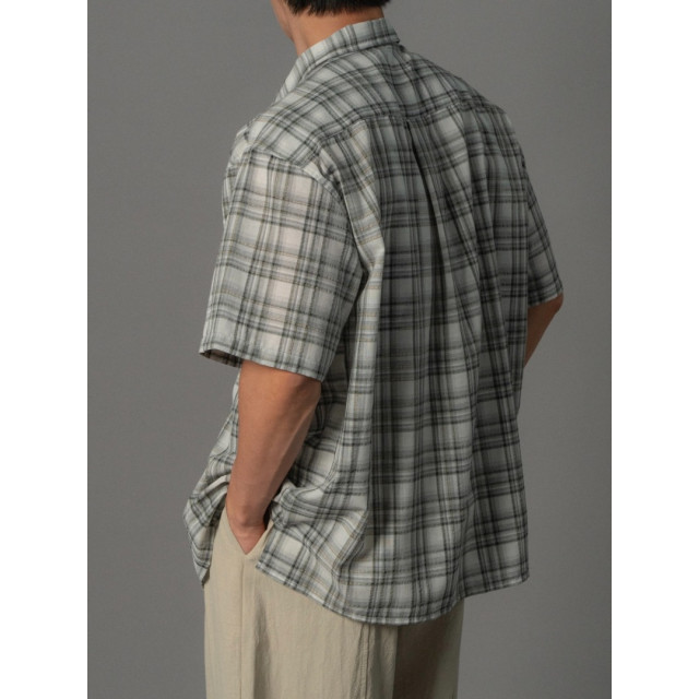 韓國🇰🇷6色夏季薄款格紋短袖襯衫『韓國連線』