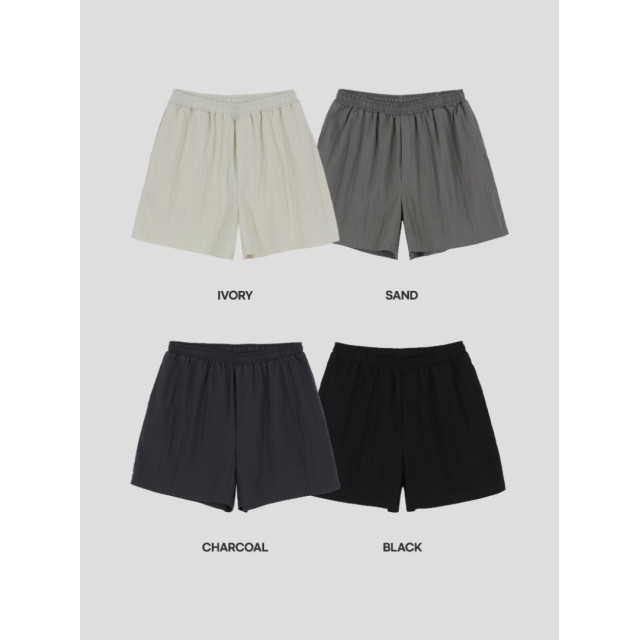 韓國🇰🇷夏季鬆緊尼龍膝上短褲『韓國連線』