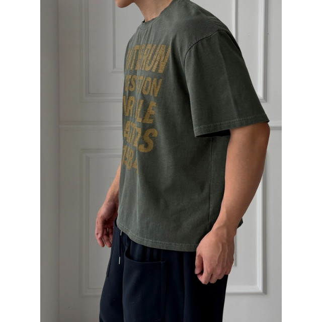 韓國🇰🇷寬鬆字母印花短版上衣『韓國連線』