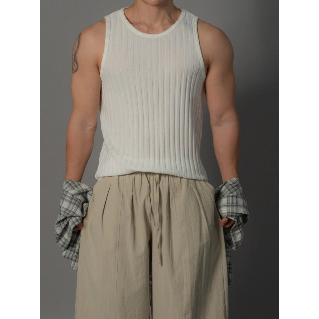 韓國🇰🇷5色立體螺紋無袖背心『韓國連線』