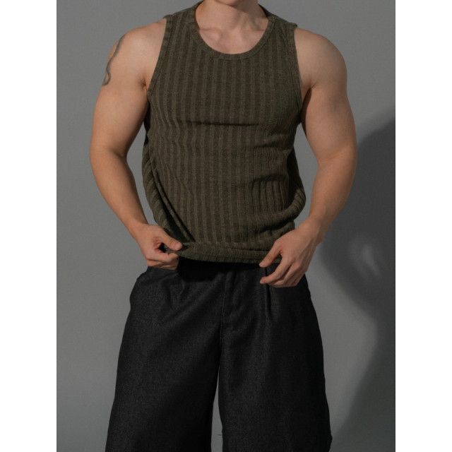 韓國🇰🇷5色立體螺紋無袖背心『韓國連線』