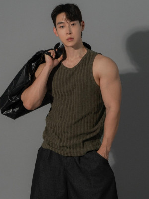 韓國🇰🇷5色立體螺紋無袖背心『韓國連線』