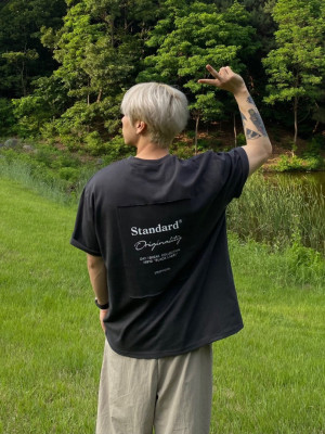 韓國🇰🇷overfit重工潮流印花短袖『韓國連線』