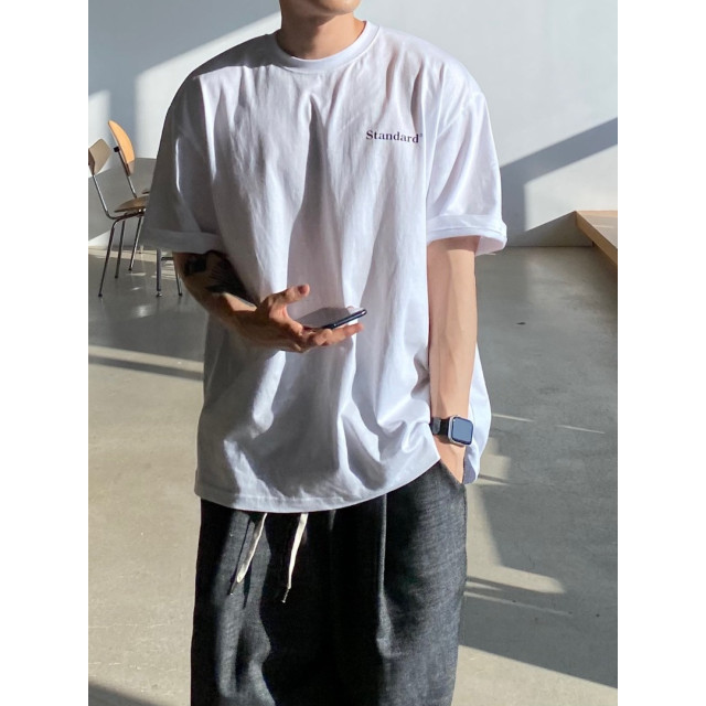 韓國🇰🇷overfit重工潮流印花短袖『韓國連線』