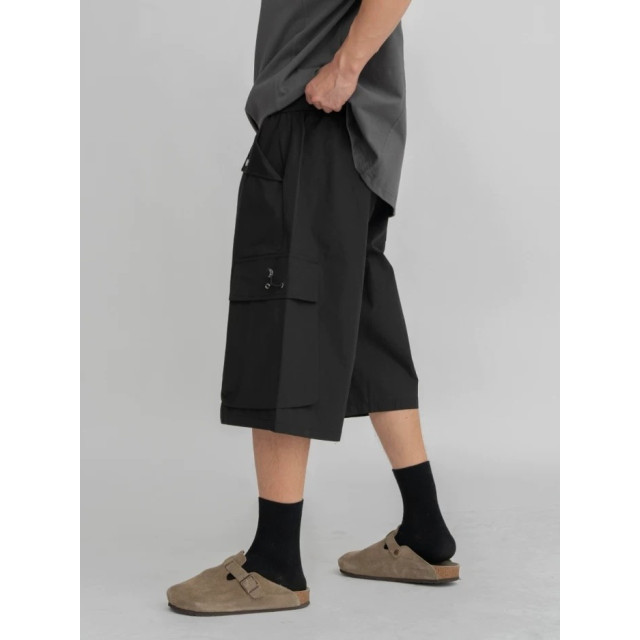 韓國🇰🇷尼龍工裝寬口袋七分短褲『韓國連線』