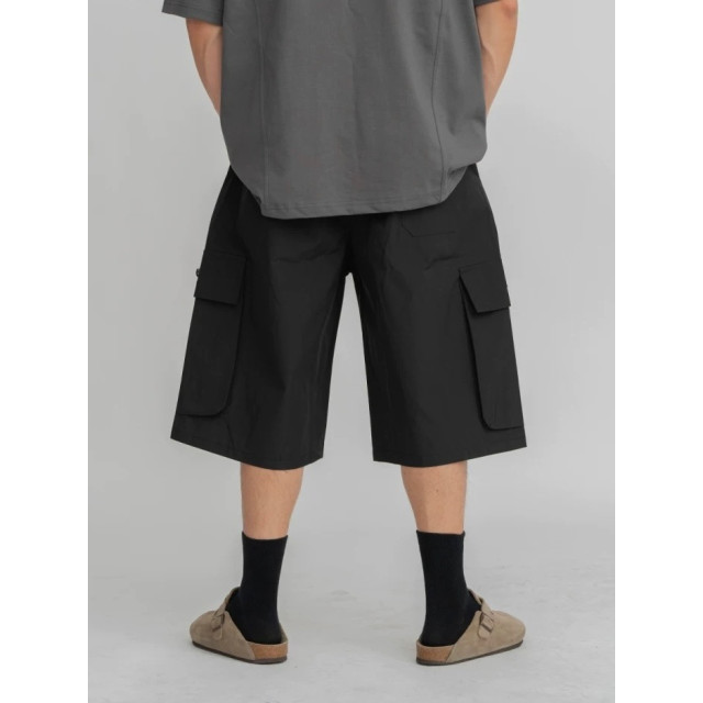 韓國🇰🇷尼龍工裝寬口袋七分短褲『韓國連線』