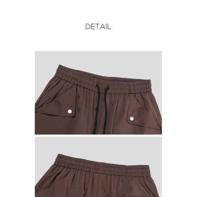 韓國🇰🇷尼龍工裝寬口袋七分短褲『韓國連線』