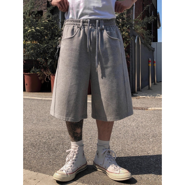韓國🇰🇷3色寬鬆鬆緊腰休閒短褲『韓國連線』