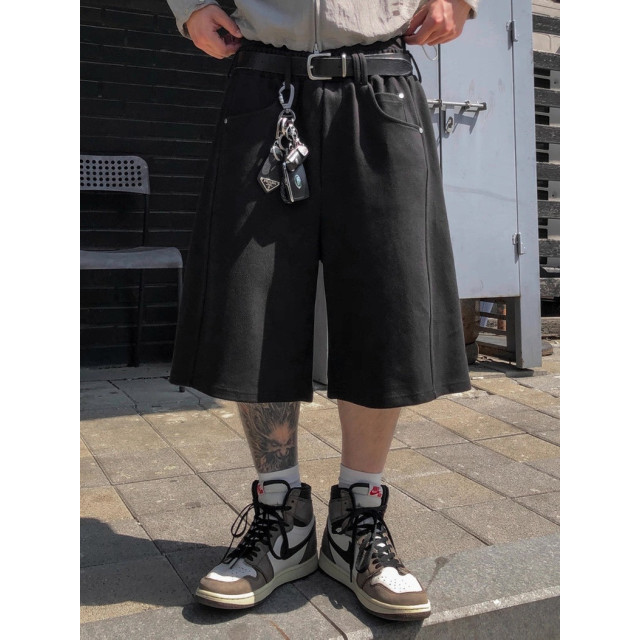 韓國🇰🇷3色寬鬆鬆緊腰休閒短褲『韓國連線』