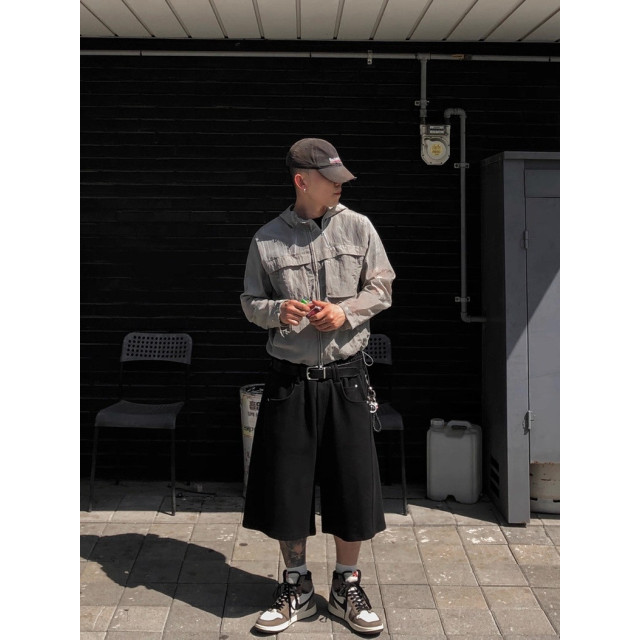 韓國🇰🇷3色寬鬆鬆緊腰休閒短褲『韓國連線』