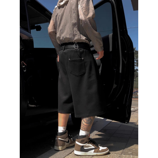 韓國🇰🇷3色寬鬆鬆緊腰休閒短褲『韓國連線』