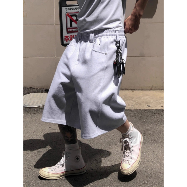 韓國🇰🇷3色寬鬆鬆緊腰休閒短褲『韓國連線』