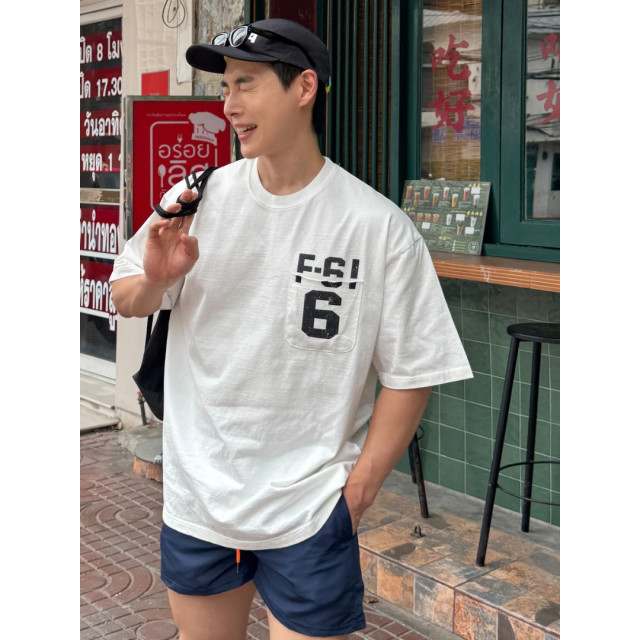 韓國🇰🇷F-61單口袋寬鬆短袖『韓國連線』