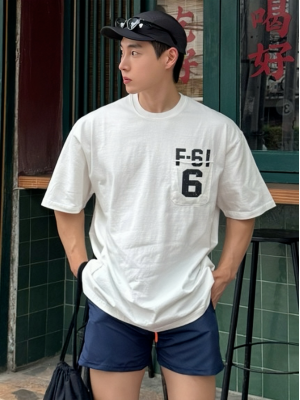 韓國🇰🇷F-61單口袋寬鬆短袖『韓國連線』